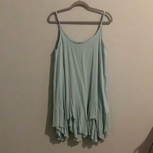 Summer dress with ruffle bottom